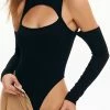 Solado Cut Out Cold Shoulder Bodysuit