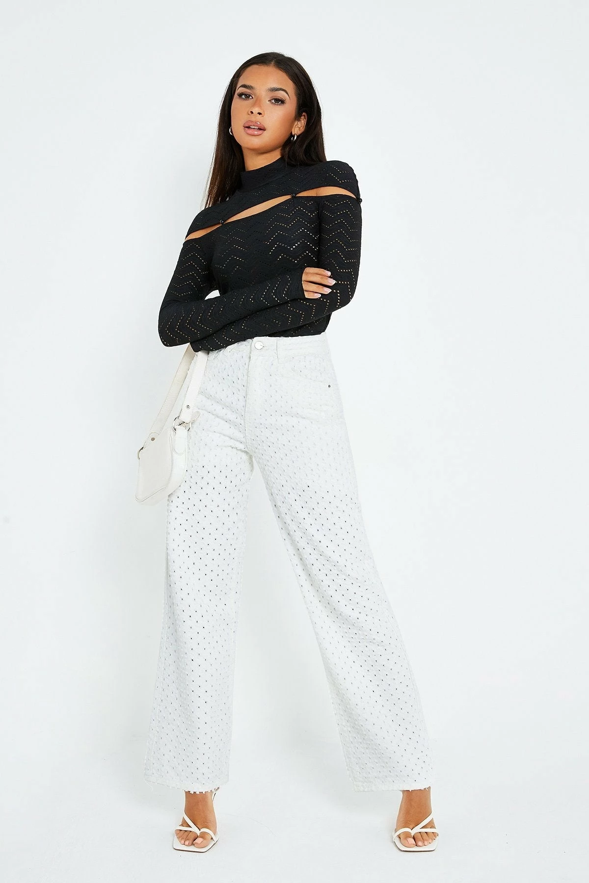 SOLADO Mock Neck Cut Out Long Sleeve Bodysuit 5 SOLADO Mock Neck Cut Out Long Sleeve Bodysuit - Image 5
