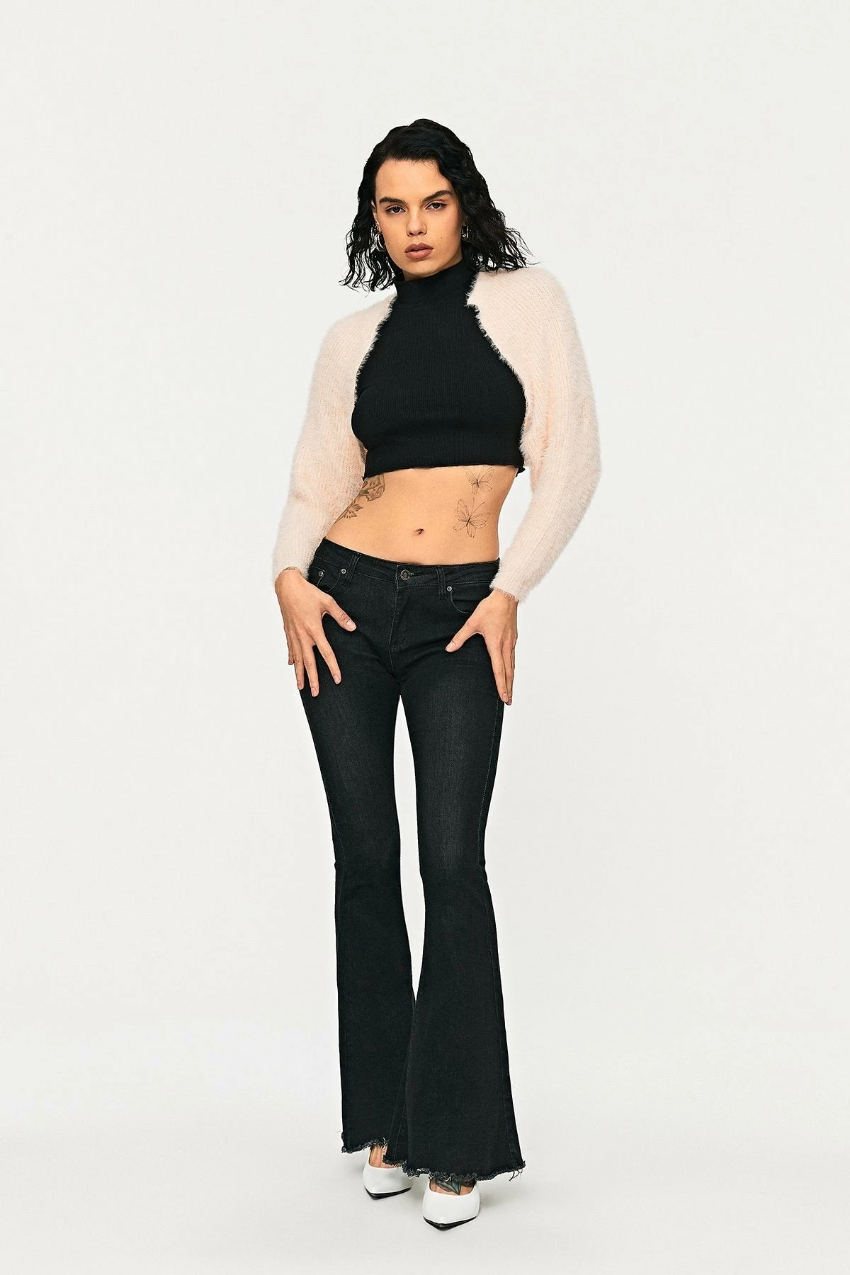 Solado Open Front Ribbed Knit Fluffy Long Sleeve Cardigan 9 Solado Open Front Ribbed Knit Fluffy Long Sleeve Cardigan - Image 9