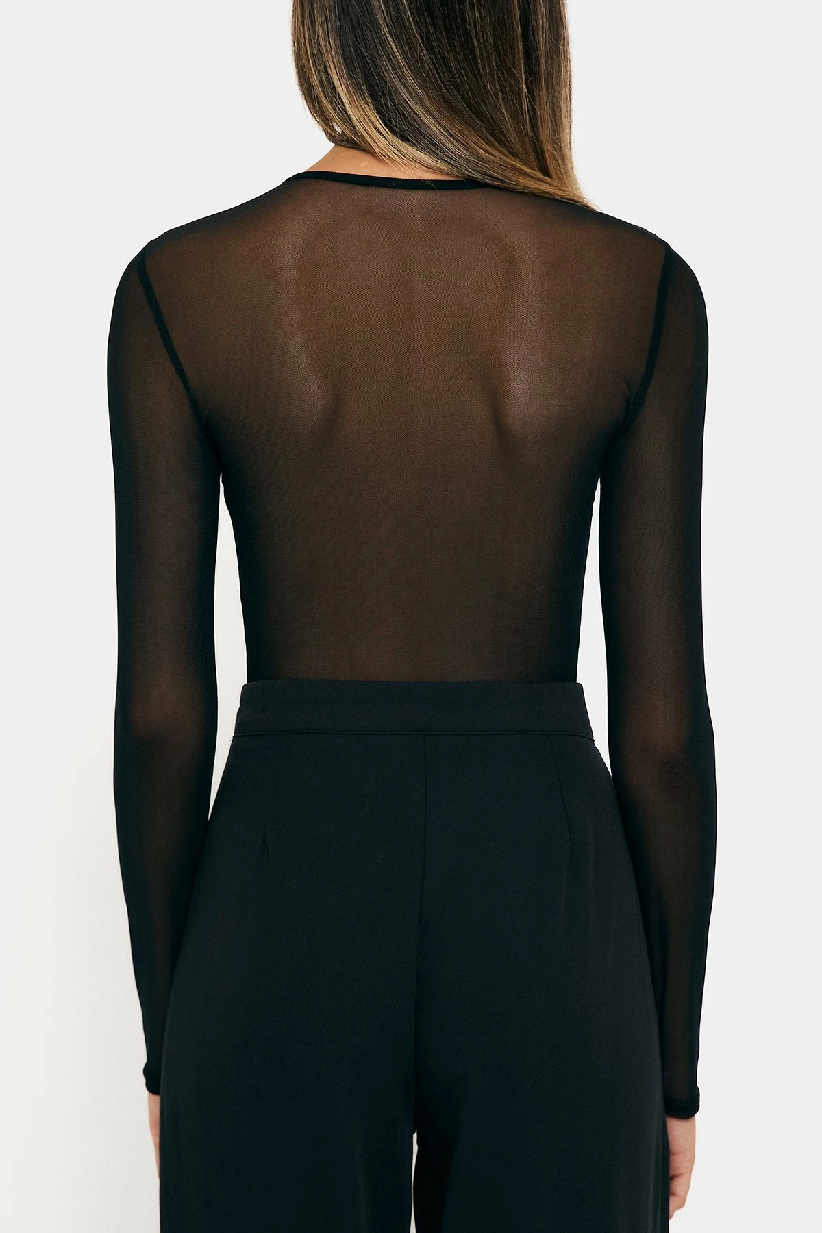 Solado Cut Out Ring Front Mesh Long Sleeve Bodysuit 7 Solado Cut Out Ring Front Mesh Long Sleeve Bodysuit - Image 7