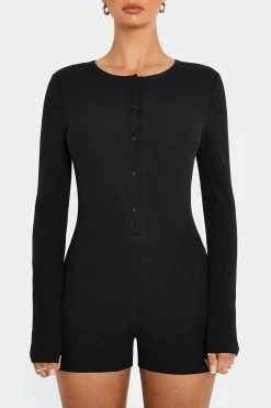 SOLADO Ribbed Button Front Long Sleeve Solid Romper Playsuit 12 SOLADO Ribbed Button Front Long Sleeve Solid Romper Playsuit -SOLADO shop jpeg 197ab6a0 5185 4725 8700 3a55489b1623 1800x1800