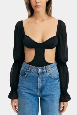 Solado Puff Sleeve Cut Out Plunging Neck Backless Bodysuit 16 Solado Puff Sleeve Cut Out Plunging Neck Backless Bodysuit -SOLADO shop jpeg 38f5b638 5f5c 4b09 825f 609727ecc8c9 1800x1800