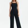 Solado Backless Wide Leg Solid Jumpsuit