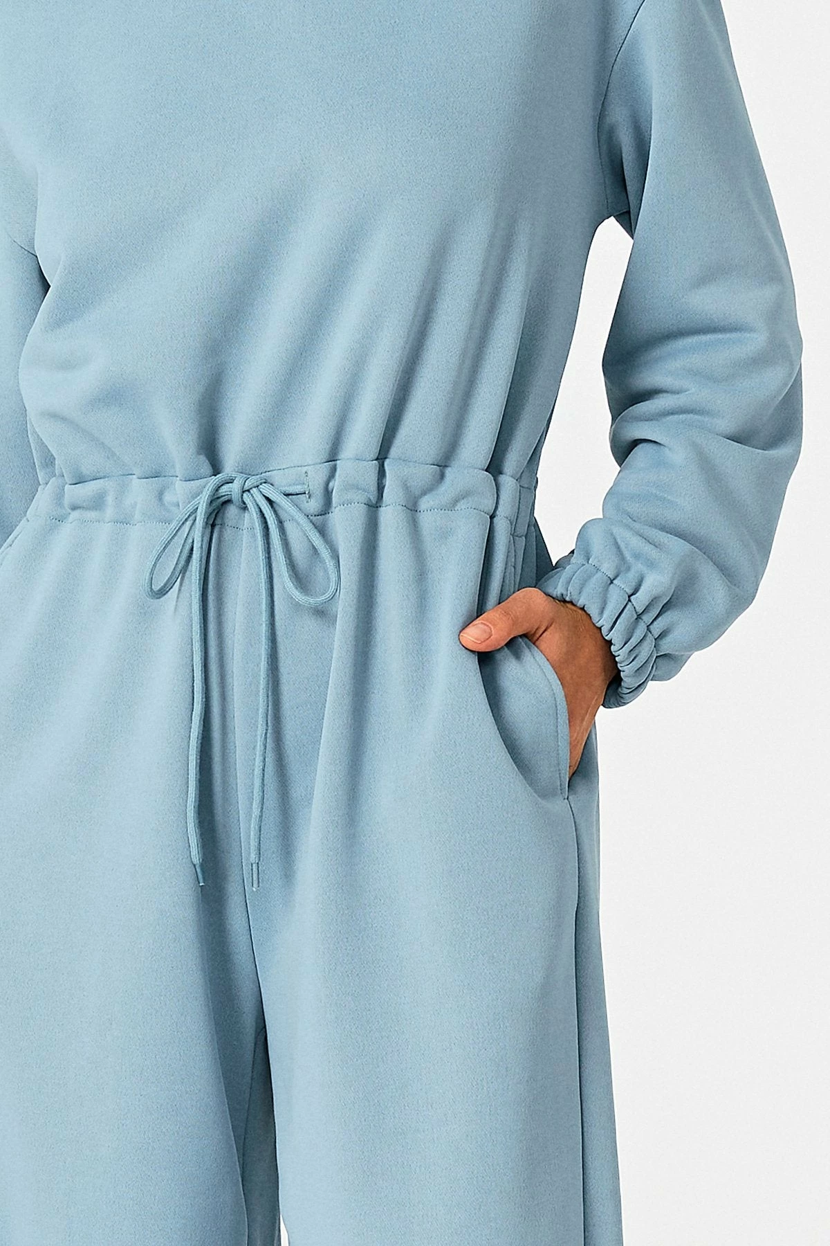 SOLADO Drawstring Cinched Waist Dual Pocket Jumpsuit 5 SOLADO Drawstring Cinched Waist Dual Pocket Jumpsuit - Image 5