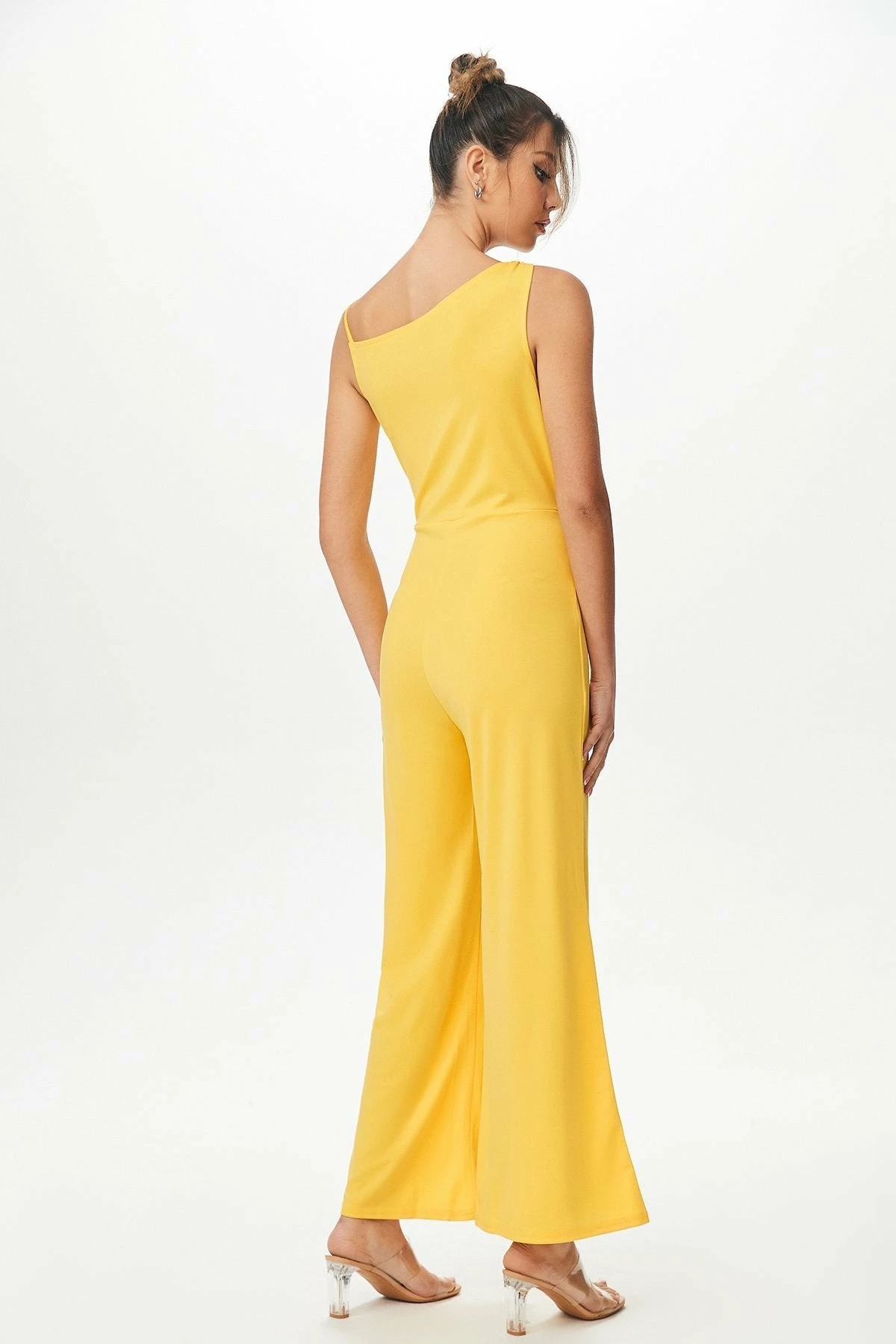 Solado Asymmetric Sleeve Solid Jumpsuit - Image 2
