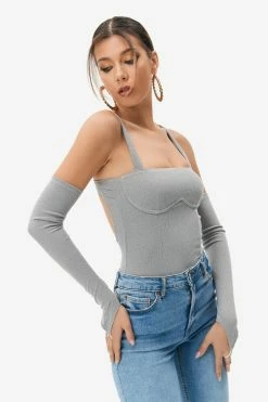 Solado Ribbed Cold Shoulder Backless Bodysuit With Oversleeve 8 Solado Ribbed Cold Shoulder Backless Bodysuit With Oversleeve -SOLADO shop jpeg 52085518 1848 4fb7 93b6 492d42f62813 1800x1800