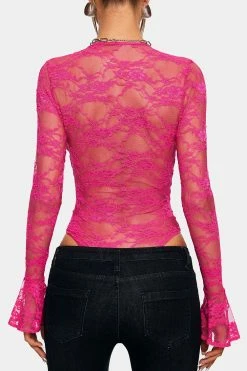 SOLADO Plunging Neck Cut Out Flared Sleeve Lace Bodysuit 13 SOLADO Plunging Neck Cut Out Flared Sleeve Lace Bodysuit -SOLADO shop jpeg 5b08bbf2 b327 4a45 97d8 5acd554131cc 1800x1800