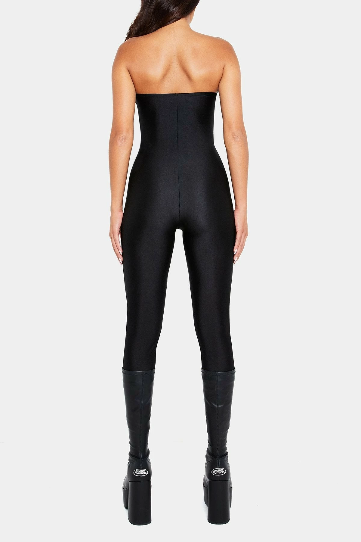 Solado Off Shoulder Cut Out Ruched Colorblock Jumpsuit 7 Solado Off Shoulder Cut Out Ruched Colorblock Jumpsuit - Image 7