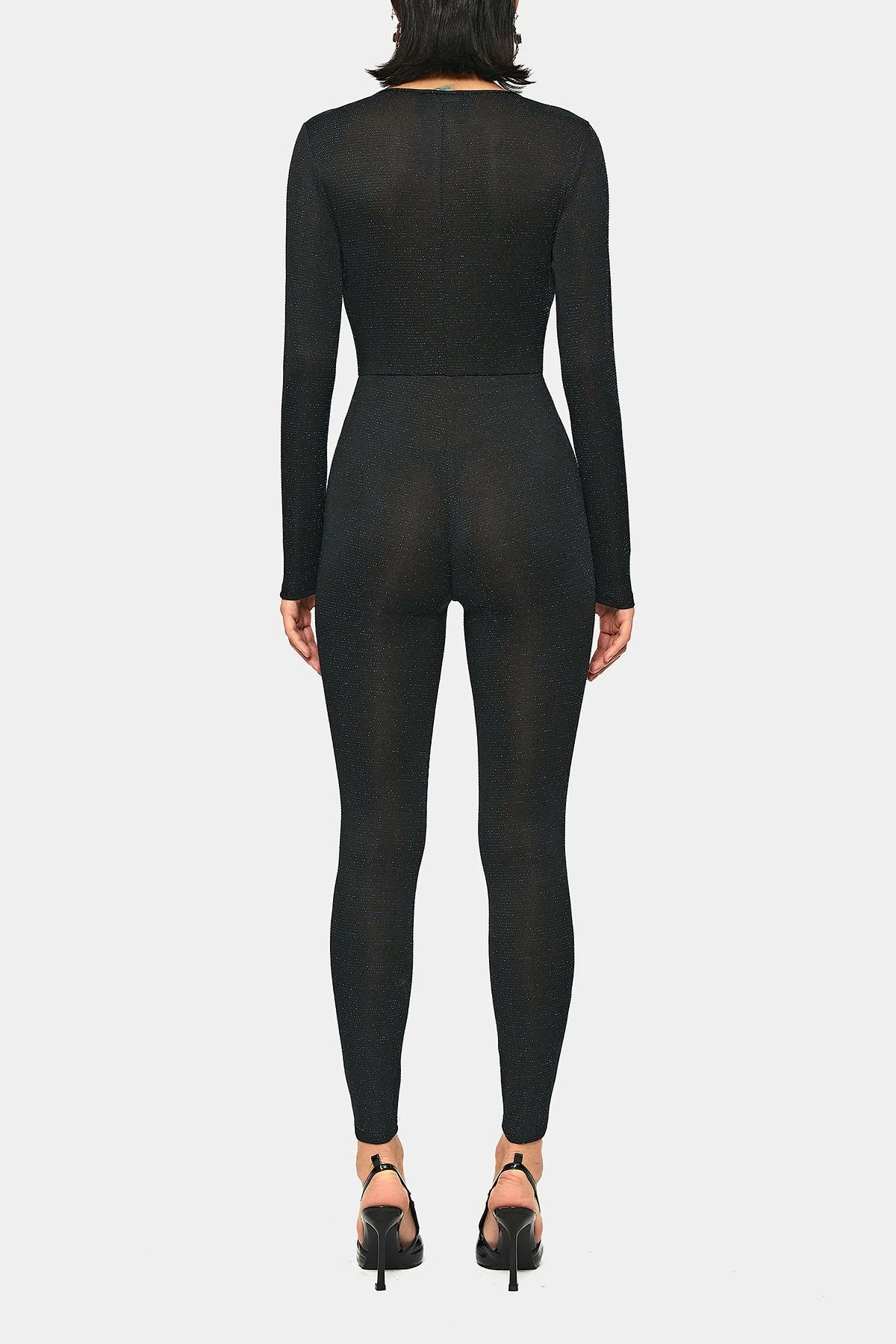 SOLADO Plunging Neck Long Sleeve Skinny Jumpsuit 7 SOLADO Plunging Neck Long Sleeve Skinny Jumpsuit - Image 7