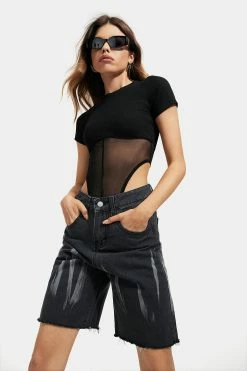 Solado Mesh Splicing Short Sleeve Solid Bodysuit 10 Solado Mesh Splicing Short Sleeve Solid Bodysuit -SOLADO shop jpeg 6e581597 6c12 4058 8fe8 9228e9d23476 1800x1800