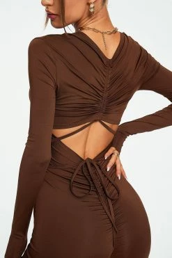 SOLADO Plunging Neck Drawstring Ruched Romper Playsuit -SOLADO shop jpeg 7a25be2c cc51 4025 bfbc dc3491d85726 1800x1800