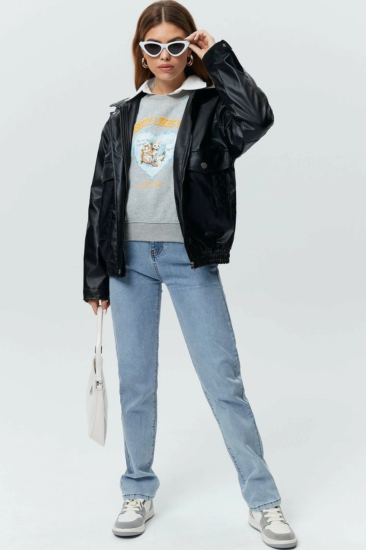 Solado Cat Print Sweatshirt 9 Solado Cat Print Sweatshirt - Image 9