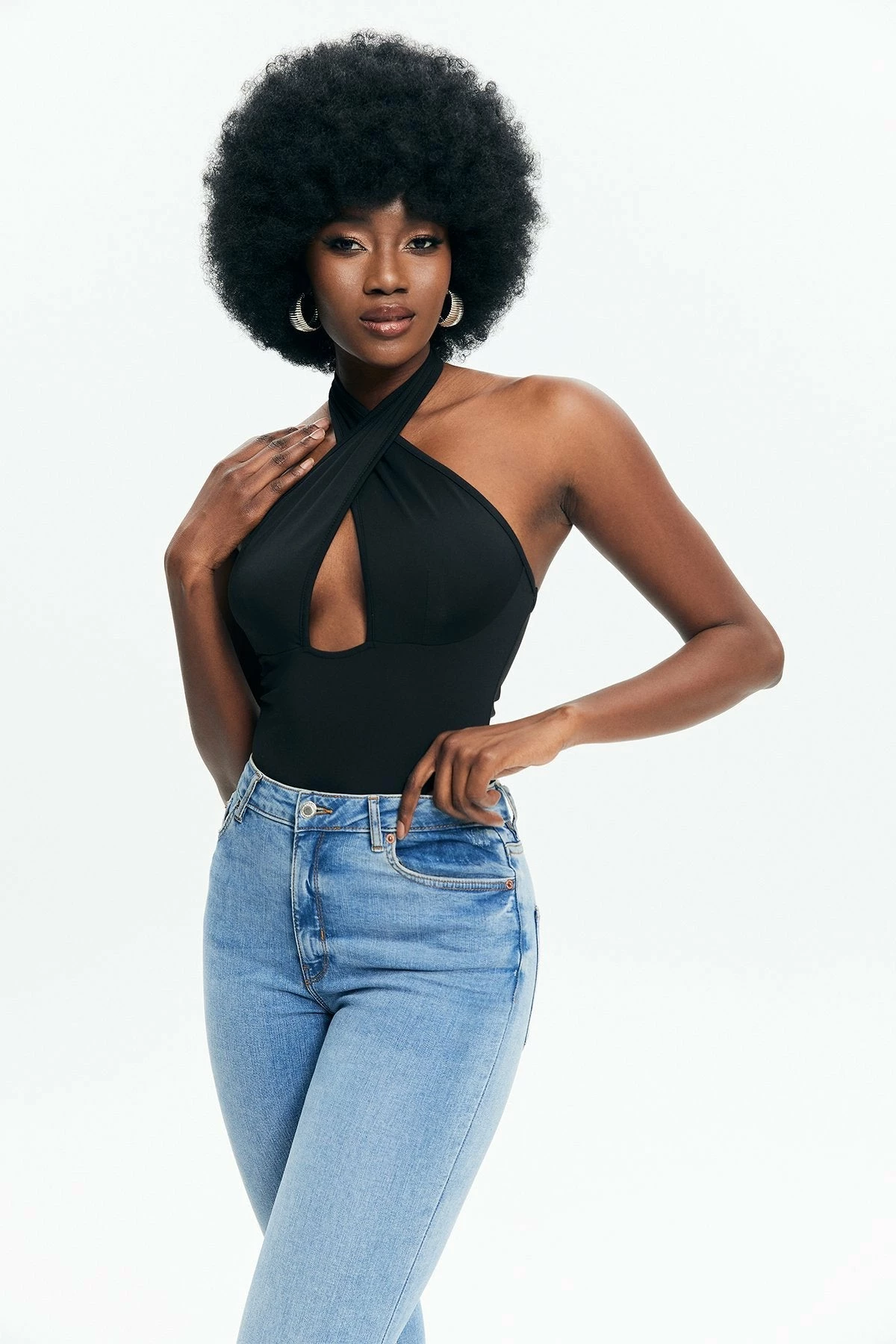 Solado Cut Out Off Shoulder Halter Neck Bodysuit 4 Solado Cut Out Off Shoulder Halter Neck Bodysuit - Image 4