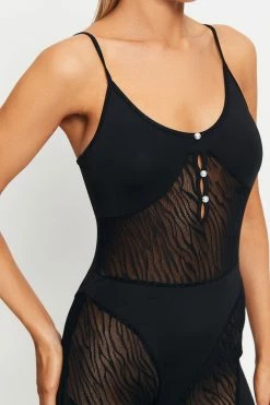 SOLADO Plunging Neck Rhinestone Decor Mesh Splicing Skinny Jumpsuit -SOLADO shop jpeg 9b47532e da73 4ee4 aec7 9b497d068c62 1800x1800