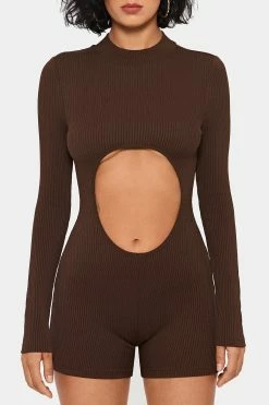 SOLADO Cut Out Solid Ribbed Long Sleeve Romper Playsuit 12 SOLADO Cut Out Solid Ribbed Long Sleeve Romper Playsuit -SOLADO shop jpeg 9b65e861 2ca5 4a99 8f93 3133ad149444 1800x1800