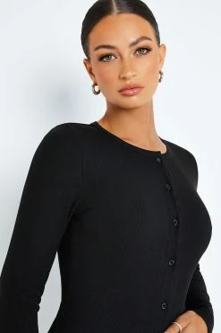 SOLADO Ribbed Button Front Long Sleeve Solid Romper Playsuit 11 SOLADO Ribbed Button Front Long Sleeve Solid Romper Playsuit -SOLADO shop jpeg 9c16bcfe 25b7 42d5 939a b88f7f21ad40 1800x1800