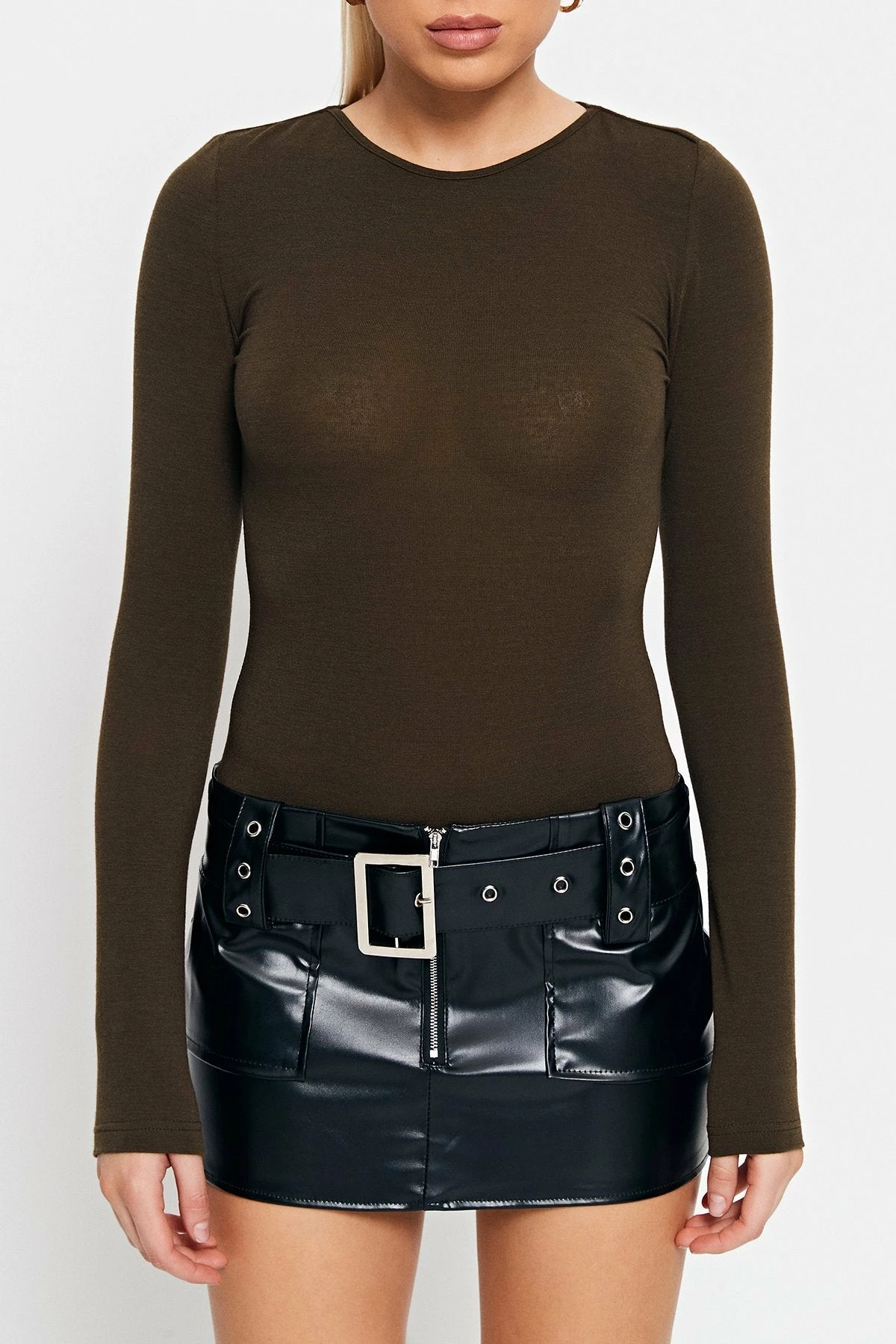 SOLADO Open Back Twist Detail Long Sleeve Bodysuit 6 SOLADO Open Back Twist Detail Long Sleeve Bodysuit - Image 6