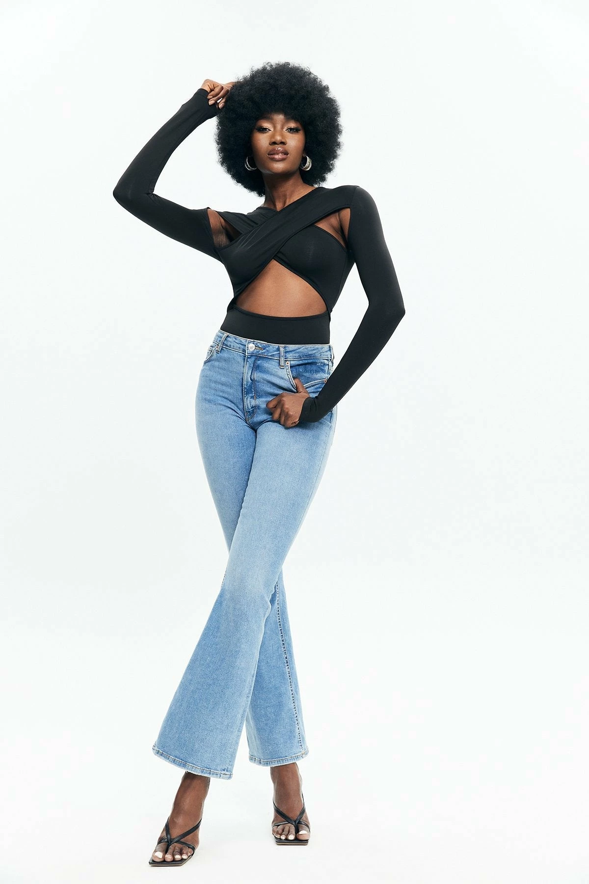 Solado Cross Wrap Cut Out Long Sleeve Bodysuit 6 Solado Cross Wrap Cut Out Long Sleeve Bodysuit - Image 6