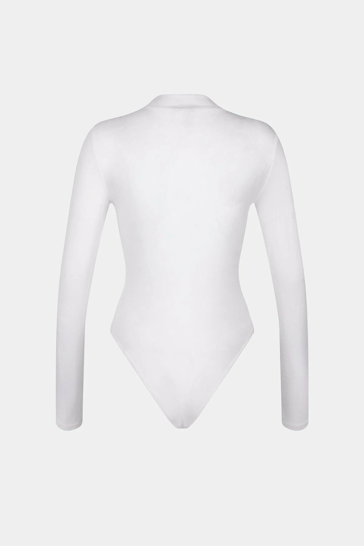 SOLADO Mock Neck Cut Out Mesh Long Sleeve Bodysuit - Image 7