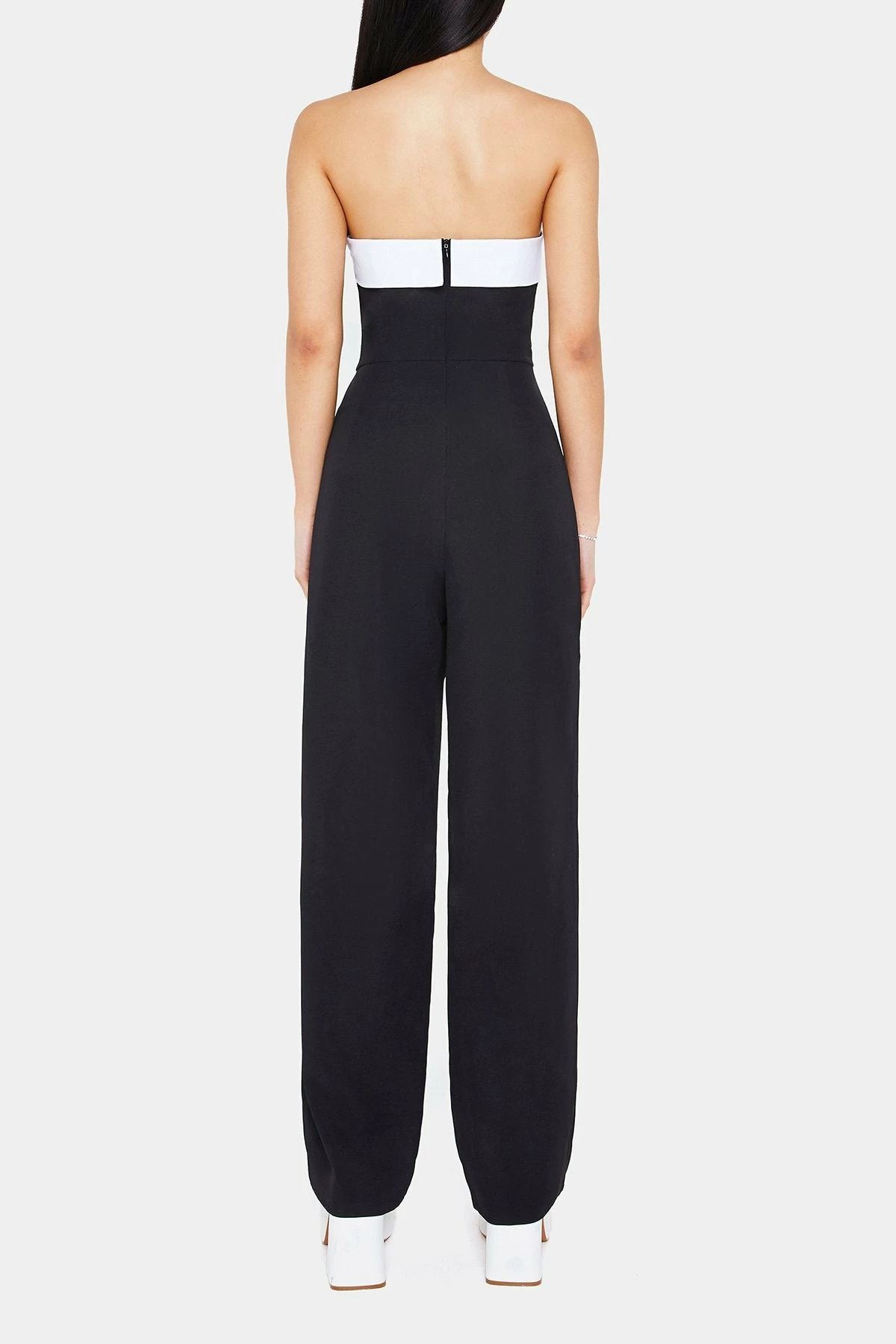SOLADO Off Shoulder Colorblock Zipper Back Jumpsuit 7 SOLADO Off Shoulder Colorblock Zipper Back Jumpsuit - Image 7