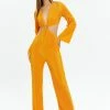 Solado Cut Out O-Ring Front Wide Leg Jumpsuit
