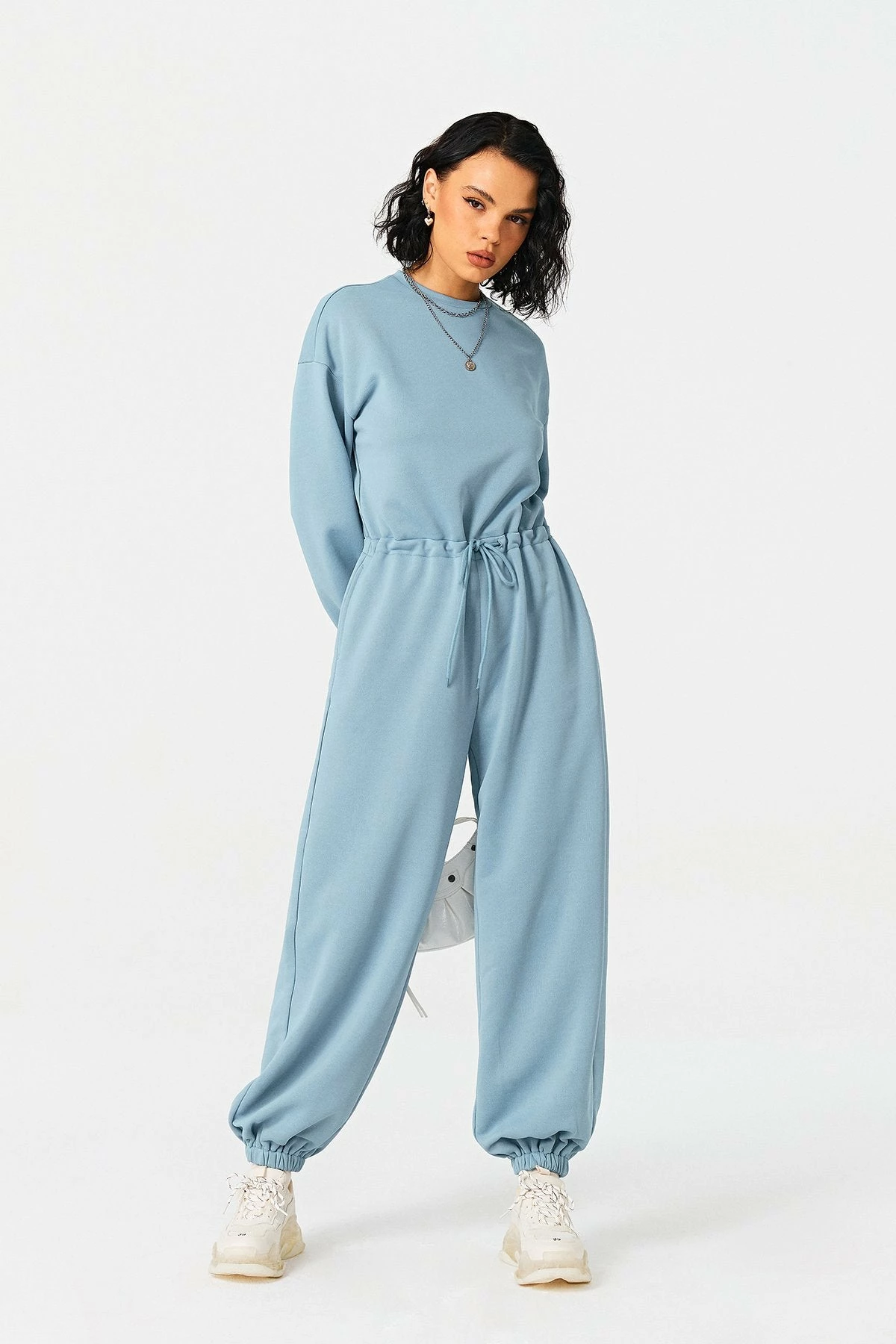 SOLADO Drawstring Cinched Waist Dual Pocket Jumpsuit 2 SOLADO Drawstring Cinched Waist Dual Pocket Jumpsuit - Image 2
