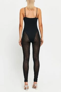SOLADO Plunging Neck Rhinestone Decor Mesh Splicing Skinny Jumpsuit -SOLADO shop jpeg e2e555a4 18ef 4b1f 818f 88b182421ac6 1800x1800