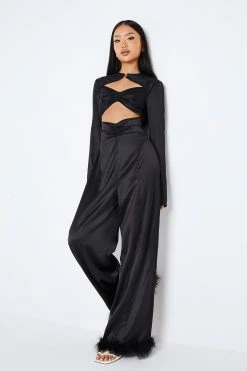 SOLADO Satin Cut Out Feather Hem Long Sleeve Jumpsuit 9 SOLADO Satin Cut Out Feather Hem Long Sleeve Jumpsuit -SOLADO shop jpeg e8d30811 e721 4f88 8821 366f0bfa0e7d 1800x1800