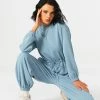 SOLADO Drawstring Cinched Waist Dual Pocket Jumpsuit