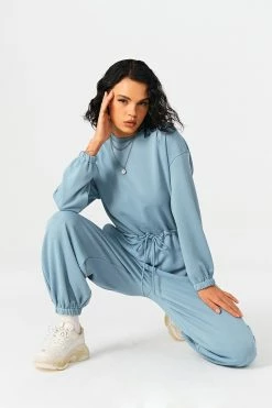 SOLADO Drawstring Cinched Waist Dual Pocket Jumpsuit