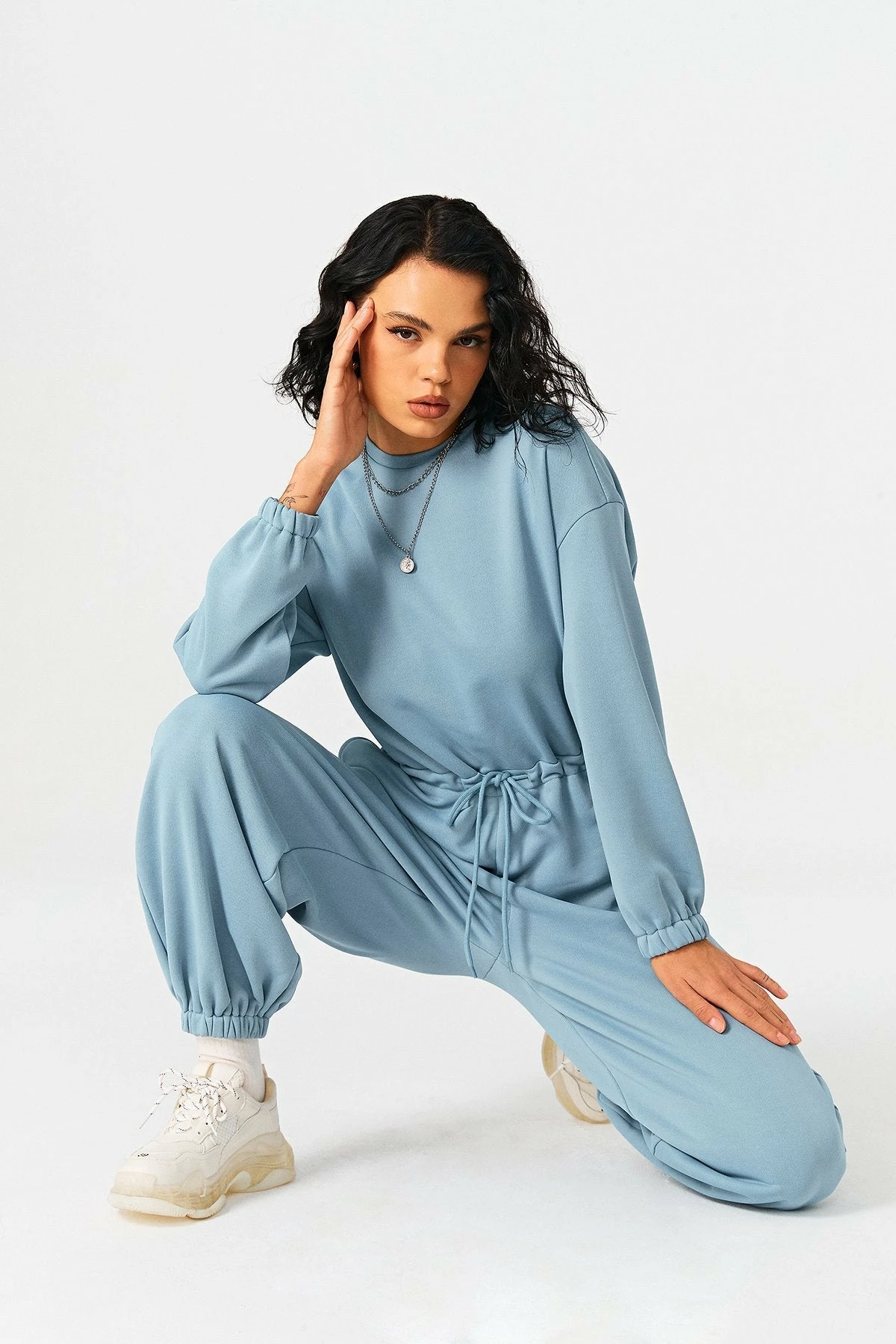 SOLADO Drawstring Cinched Waist Dual Pocket Jumpsuit 1 SOLADO Drawstring Cinched Waist Dual Pocket Jumpsuit