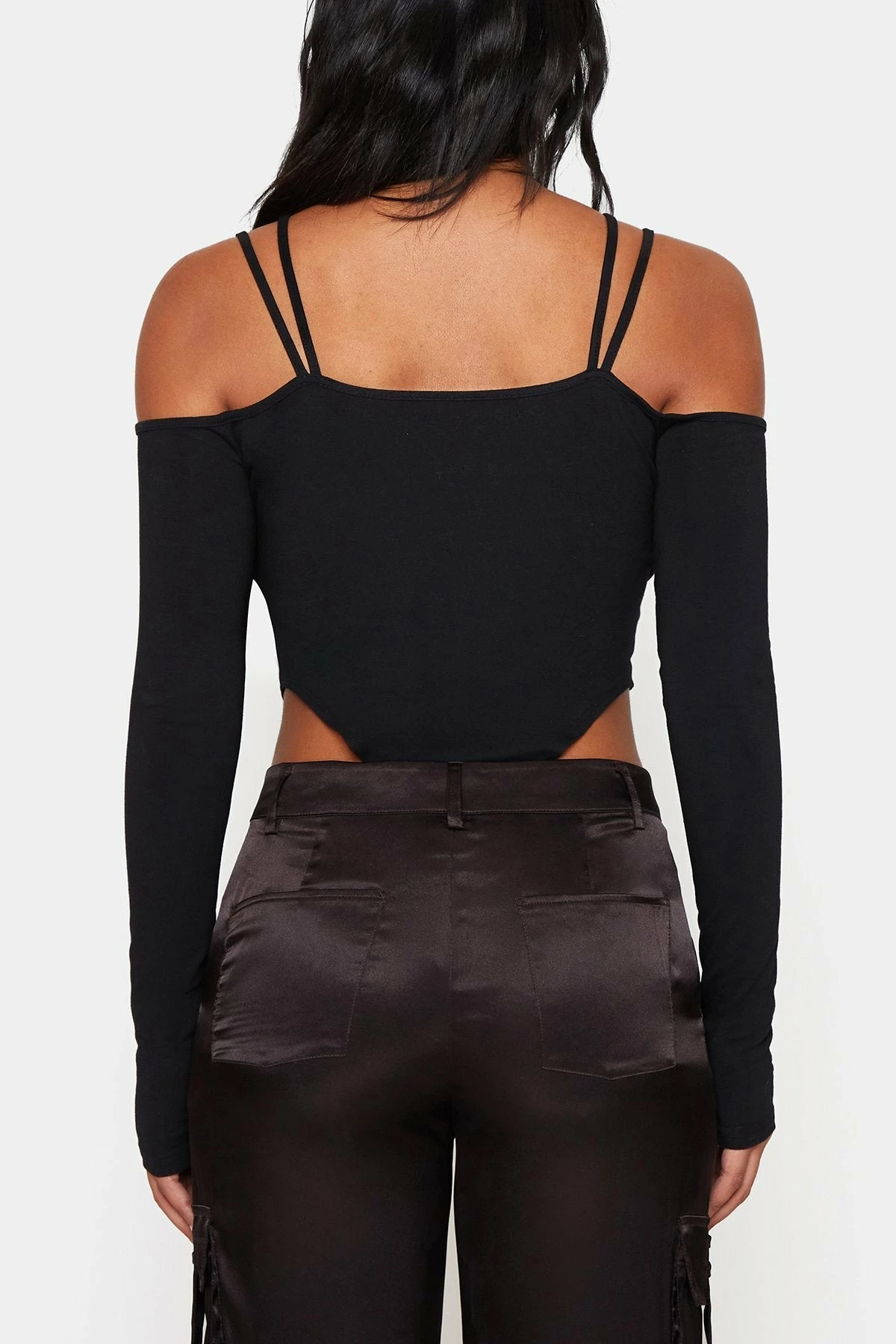 Solado Cut Out Cold Shoulder Long Sleeve Bodysuit 7 Solado Cut Out Cold Shoulder Long Sleeve Bodysuit - Image 7